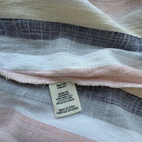 SALT WATER LUXE Billie Midi Wrap Striped Beach Dress Medium - Picture 11 of 11